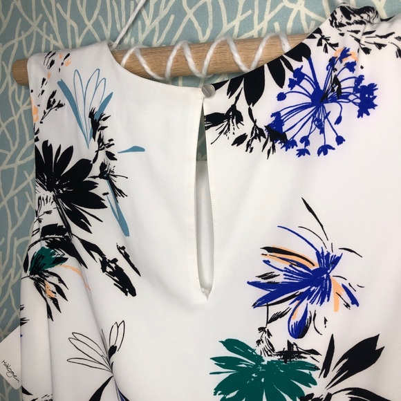 Halogen Stretch Knit Floral Dress. - Picture 7 of 8